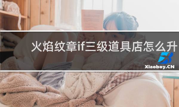 火焰纹章if三级道具店怎么升