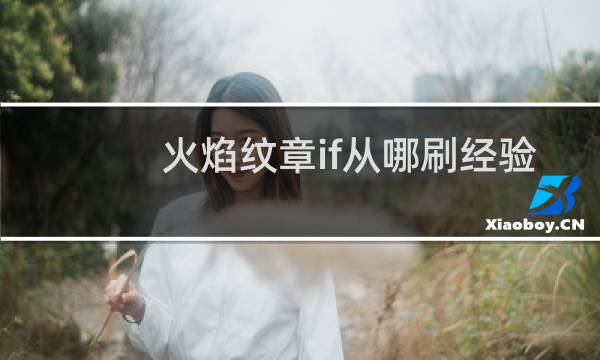 火焰纹章if从哪刷经验