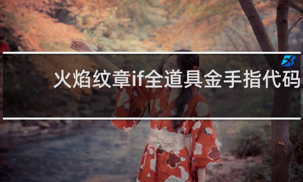 火焰纹章if全道具金手指代码