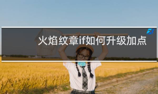 火焰纹章if如何升级加点
