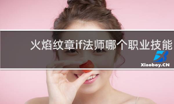 火焰纹章if法师哪个职业技能