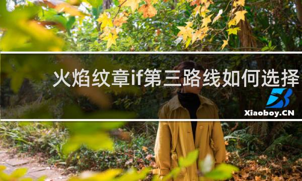 火焰纹章if第三路线如何选择