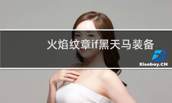 火焰纹章if黑天马装备