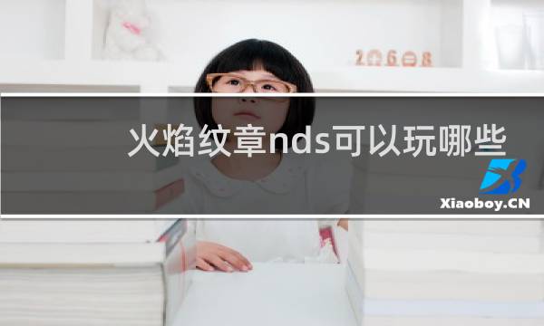 火焰纹章nds可以玩哪些