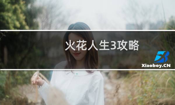 火花人生3攻略