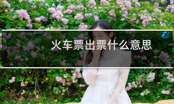 火车票出票什么意思
