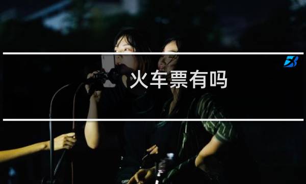 火车票有吗