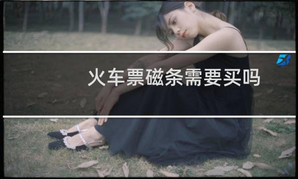 火车票磁条需要买吗