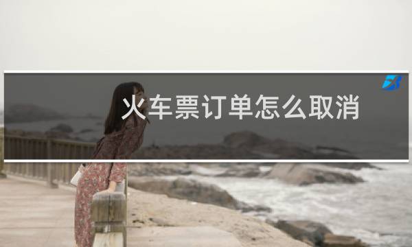 火车票订单怎么取消