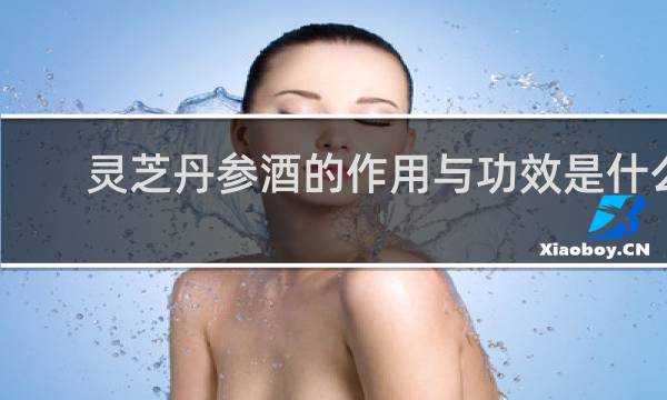 灵芝丹参酒的作用与功效是什么