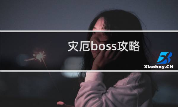 灾厄boss攻略