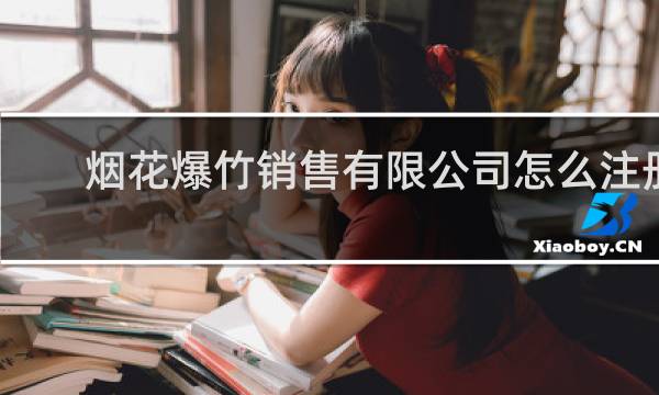 烟花爆竹销售有限公司怎么注册