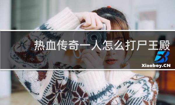 热血传奇一人怎么打尸王殿