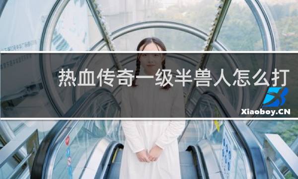 热血传奇一级半兽人怎么打