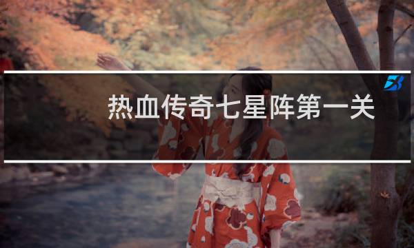 热血传奇七星阵第一关