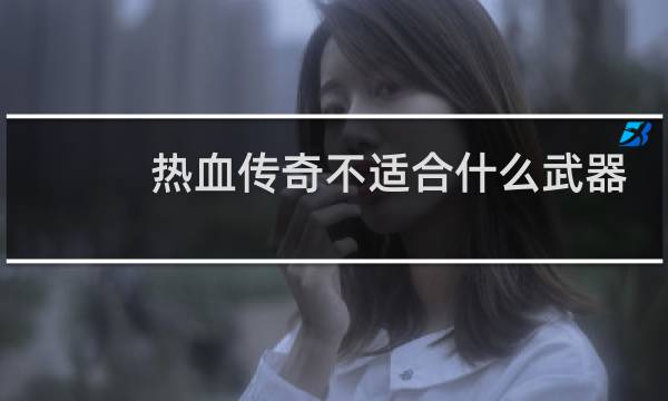 热血传奇不适合什么武器