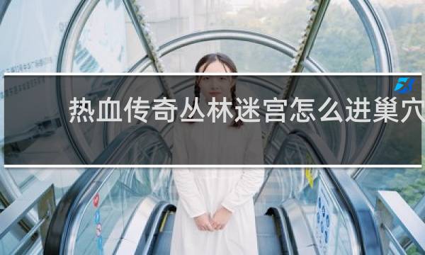 热血传奇丛林迷宫怎么进巢穴