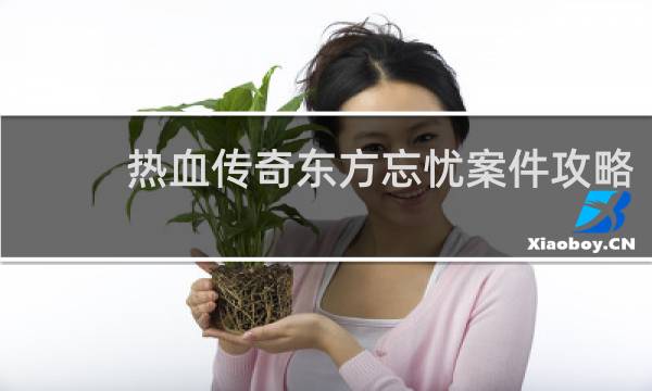 热血传奇东方忘忧案件攻略