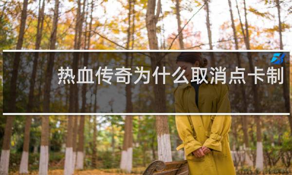 热血传奇为什么取消点卡制