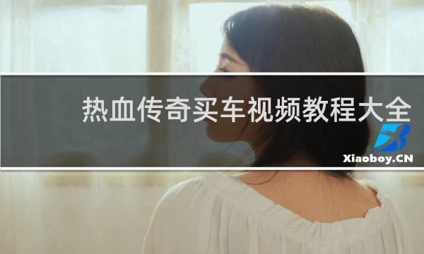 热血传奇买车视频教程大全