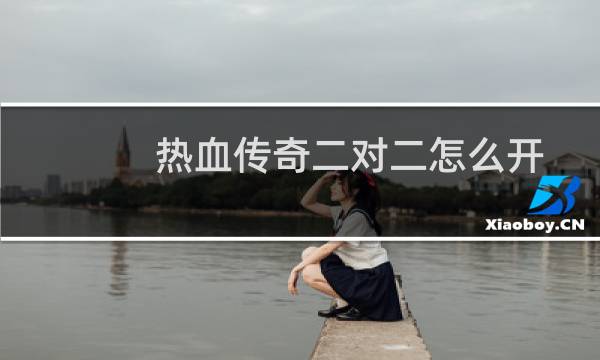热血传奇二对二怎么开