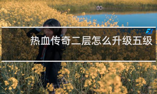 热血传奇二层怎么升级五级