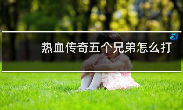 热血传奇五个兄弟怎么打