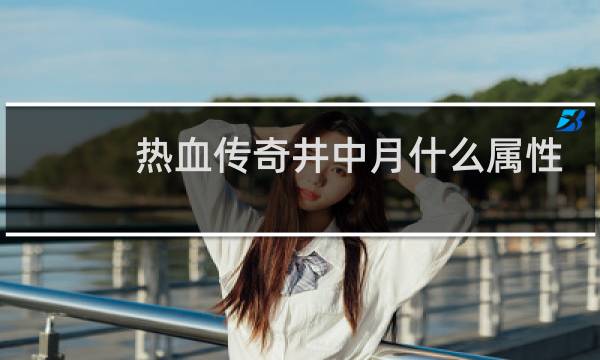 热血传奇井中月什么属性