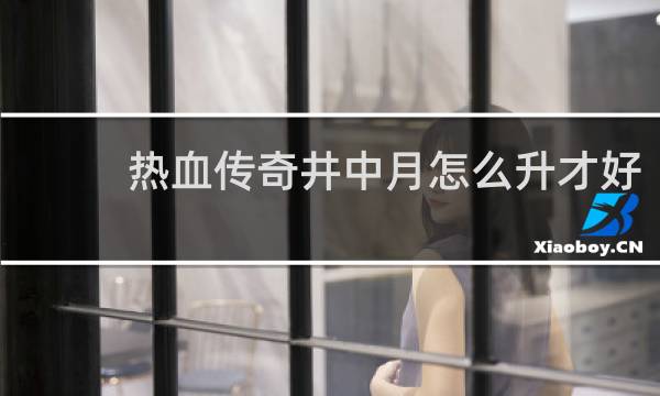 热血传奇井中月怎么升才好