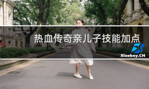 热血传奇亲儿子技能加点