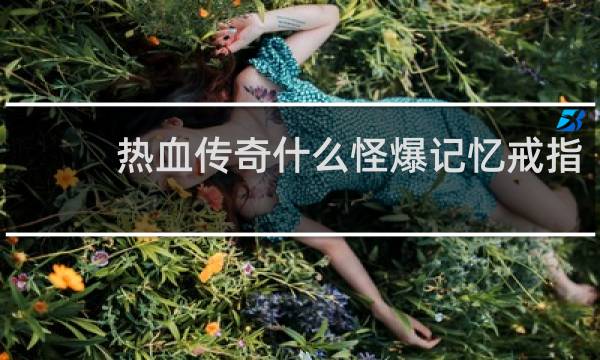 热血传奇什么怪爆记忆戒指