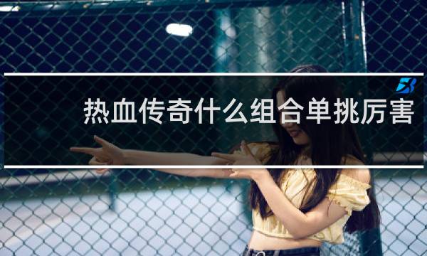 热血传奇什么组合单挑厉害