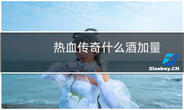 热血传奇什么酒加量