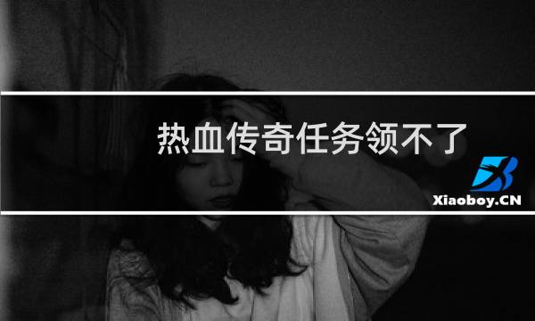 热血传奇任务领不了