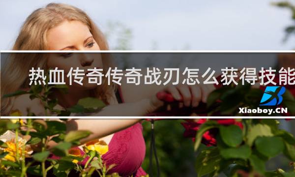 热血传奇传奇战刃怎么获得技能书