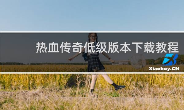 热血传奇低级版本下载教程