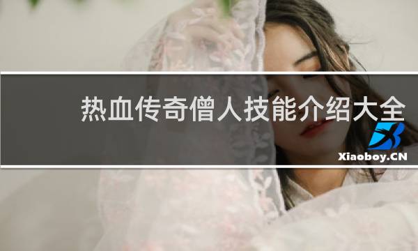 热血传奇僧人技能介绍大全