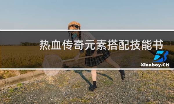 热血传奇元素搭配技能书