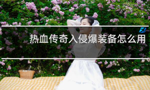 热血传奇入侵爆装备怎么用
