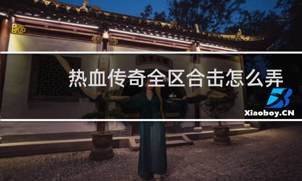 热血传奇全区合击怎么弄