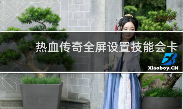 热血传奇全屏设置技能会卡