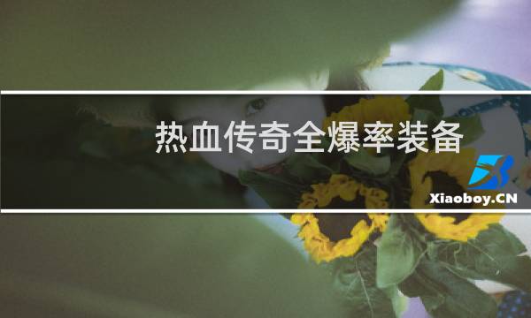 热血传奇全爆率装备