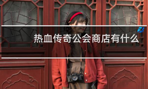 热血传奇公会商店有什么