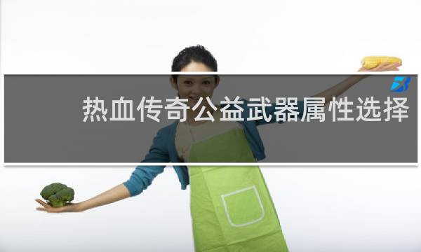 热血传奇公益武器属性选择