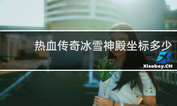 热血传奇冰雪神殿坐标多少