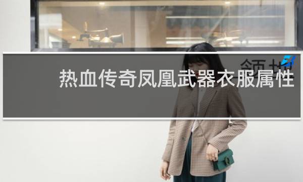 热血传奇凤凰武器衣服属性