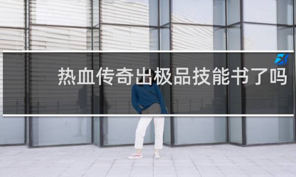 热血传奇出极品技能书了吗