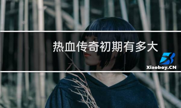 热血传奇初期有多大