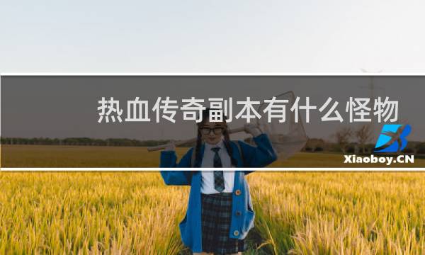 热血传奇副本有什么怪物