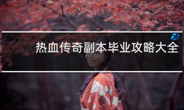 热血传奇副本毕业攻略大全